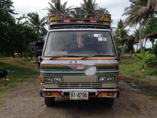 HINO 6 ล้อ ดั้มพ์ คอกเกษตร เครื่อง WO4D 117 แรง