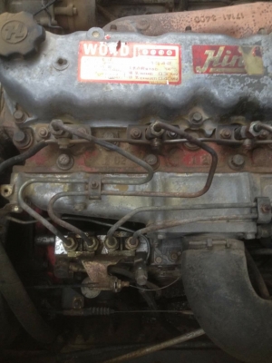 HINO 6 ล้อ ดั้มพ์ คอกเกษตร เครื่อง WO4D 117 แรง