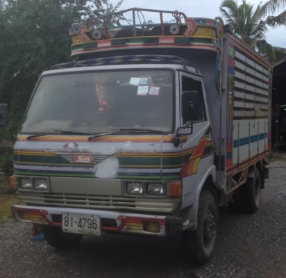 HINO 6 ล้อ ดั้มพ์ คอกเกษตร เครื่อง WO4D 117 แรง