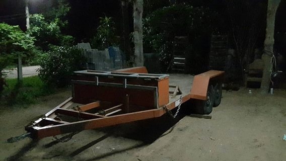 ขายหางลาก สาลี่ ใหญ่ใส่รถเกี่ยวKUBOTA 105 95 70ได้สภาพดี ลากใช้งานได้เลย