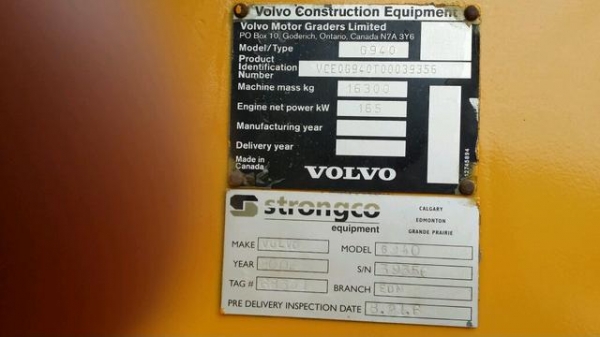 รถเกรด G 940  สินค้านำเข้าจากแคนาดา  ชั่วโมงทำงานต่ำๆ  มีหลายรุ่น หลายรายการ  G940 ราคา  3,500,000 บาท