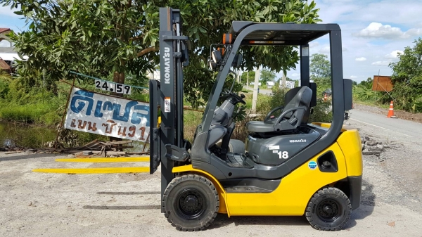 ขายด่วนรถยกKOMATSU FG18-21 ยก1.8ตันเสาสูง3เมตรยางตัน4เส้นชั่วโม่งทำงานน้อยแค่1180เองรถนอกนำเข้ายังไม่เคยใช้งานในเมืองไทยเลย=รุ่นใหม่ขายถูกๆๆ