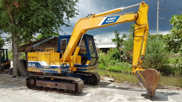 ขายด่วนรถแบคโฮKOBELCO-SK03=SK60รถนอกสถาพดีเดิมๆเพิ่งนำเข้ามายังไม่เคยใช้งานในเมืองไทยเลย