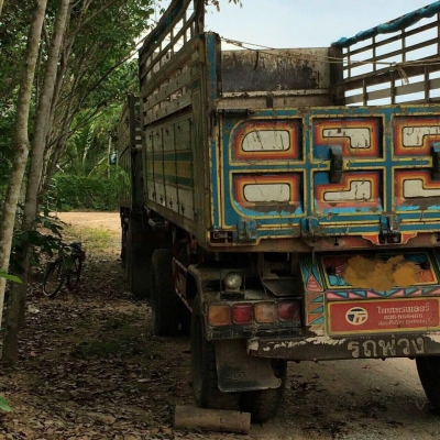 ขายรถพ่วงดัมพ์แม่ลูก Isuzu เครื่อง 270 แรง ปี 50 กระบะดัมพ์มิเนียม ลูก 2 เพลา