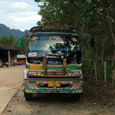 ขายรถพ่วงดัมพ์แม่ลูก Isuzu เครื่อง 270 แรง ปี 50 กระบะดัมพ์มิเนียม ลูก 2 เพลา