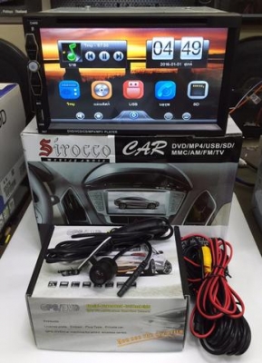 DVD 2 din SIROCCO s-9220พร้อมกล้องมองหลัง