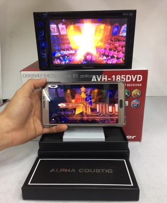 PIONEER รุ่น AVH-185DVD พร้อม กล้องหลังและกล่องWifi