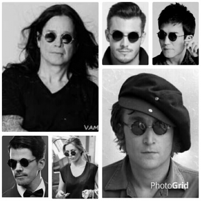 แว่นตาหยดน้ำ จอห์น เลนนอน ราชสีห์ดำ  Original SAFARI made in Australia