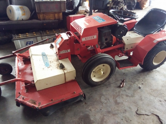 รถตัดหญ้า OREC มือสองตัดหน้า 2 ใบ ตัดตัวนี้หญ้าสูงสบาย ครับ