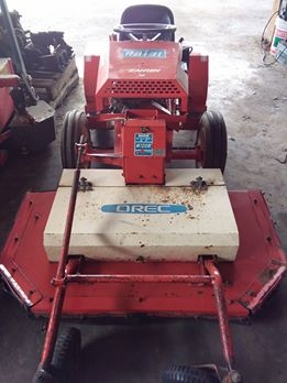 รถตัดหญ้า OREC มือสองตัดหน้า 2 ใบ ตัดตัวนี้หญ้าสูงสบาย ครับ