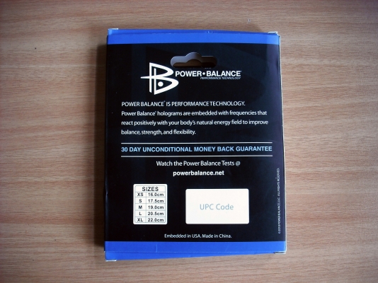 Power Balance เป็นสายรัดข้อมือที่ถือ กำเนิดมาจากแนวคิดในการเพิ่มประสิทธิภาพให้กับสนามพลังงานของร่างก