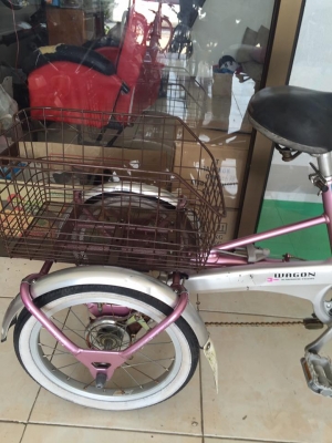 ขายจักรยาน3ล้อญี่ปุ่น เฟรมอลูมิเนียม สภาพสวย