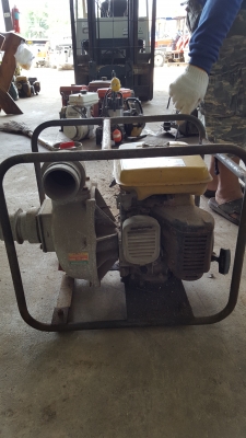 เครื่องปั้มน้ำหอยโข่ง  เบนซิล  5 แรง