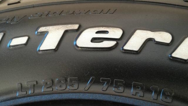 ยาง BF 265 x 75 x 16