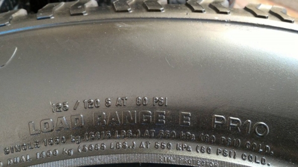 ยาง BF 265 x 75 x 16