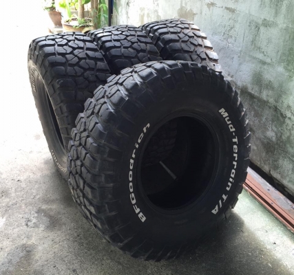 ขาย ยาง BF Km2 315/75/16 สภาพสวย ดอกเต็ม ไม่บั้ง ไม่เคยปะ 4เส้น