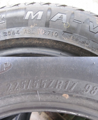 ยาง MAXXIS 225-55-17 ยางใหม่ แต่ปีเก่า เส้นละ1,000 เดียว มีเพียง 2 เส้นเท่านั้น ยาง MAXXIS 225-55-17 ยางใหม่ แต่ปีเก่า เส้นละ1,000 เดียว มีเพียง 2 เส้นเท่านั้น