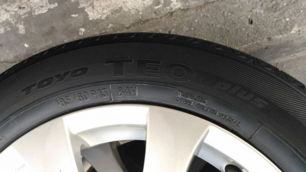 Max Mazda2 ขอบ15 ยางTOYO TEO PLUS  185/60R15