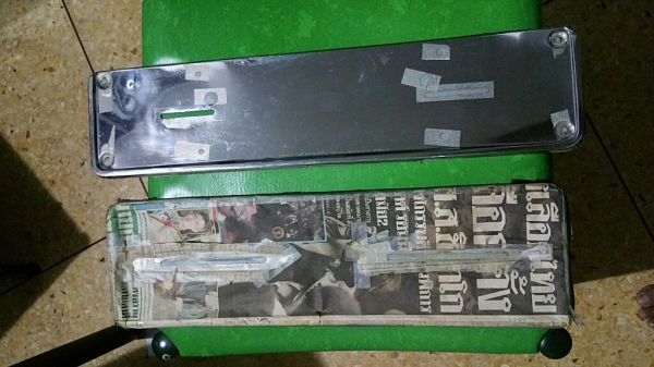 ขายแผ่นรองป้ายทะเบียน /8 หน้า หลัง ตรงรุ่น 
ชุบโครเมียม แล้ว
ด้านหลังทาน้ำยากันสนิม และ พ่นดำ ครับ

4500 บาท ราคา net นะครับ


0834301397
Line: surawat.hant