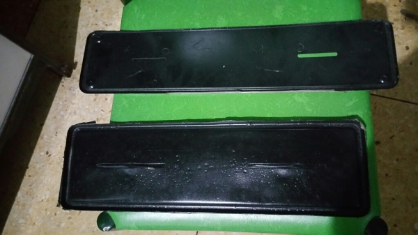 ขายแผ่นรองป้ายทะเบียน /8 หน้า หลัง ตรงรุ่น 
ชุบโครเมียม แล้ว
ด้านหลังทาน้ำยากันสนิม และ พ่นดำ ครับ

4500 บาท ราคา net นะครับ


0834301397
Line: surawat.hant