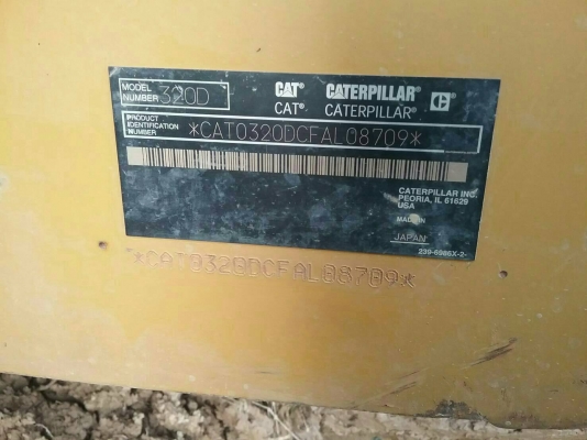 รถแบคโฮCAT 320D