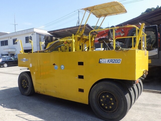 รถบด 9ล้อ KAWASAKI KR20D นำเข้าจากญี่ปุ่น สวยพร้อมใช้ โทร.086-348-2188 พง