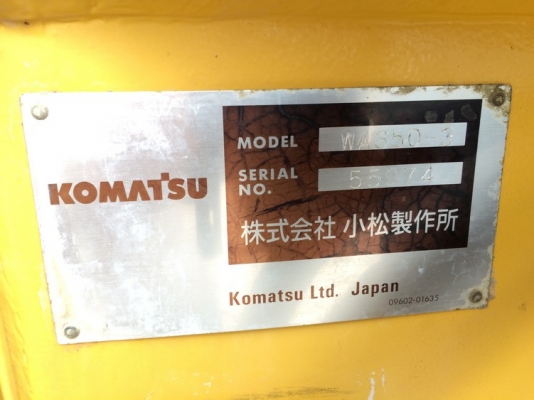 KOMATSU WA350-3-55074-YR2000-8583 Hr สภาพสวย นำเข้าจากญี่ปุ่น ราคาไม่แพงครับ