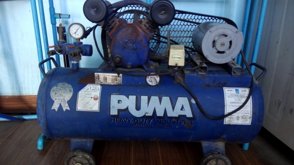 ปั๊มลมพูม่า64ลิตรใช้งานได้ปกติ