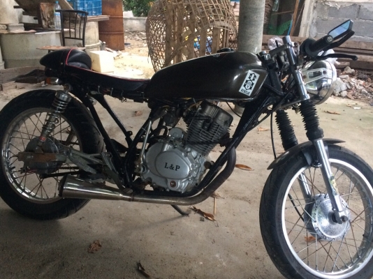 150cc แต่งคาเฟ่ สตาร์ทมือ