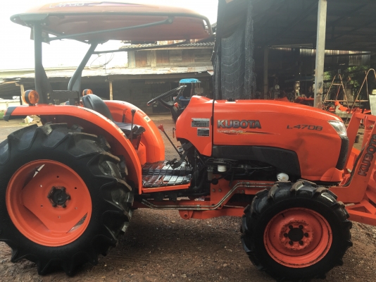 ขาย L4708 พร้อมใบดันหน้า ผาน 6 สภาพเดิมๆๆ สนใจ 081-5263218