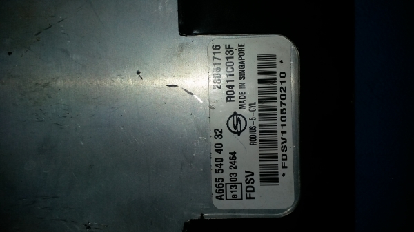 กล่องecu musso SSANGYONG STAVIC 270XDI