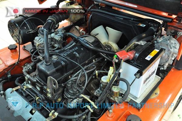 ขายรถโฟล์คลิฟท์มือสอง NISSAN รุ่น PJ02-301694 ราคา 195,000 บาท นำเข้าจากประเทศญี่ปุ่น 100\% ไม่เคยใช้งานในไทย