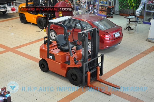 ขายรถโฟล์คลิฟท์มือสอง NISSAN รุ่น PJ02-301694 ราคา 195,000 บาท นำเข้าจากประเทศญี่ปุ่น 100\% ไม่เคยใช้งานในไทย