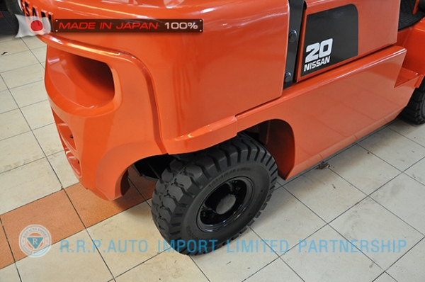 ขายรถโฟล์คลิฟท์มือสอง NISSAN รุ่น PJ02-301694 ราคา 195,000 บาท นำเข้าจากประเทศญี่ปุ่น 100\% ไม่เคยใช้งานในไทย