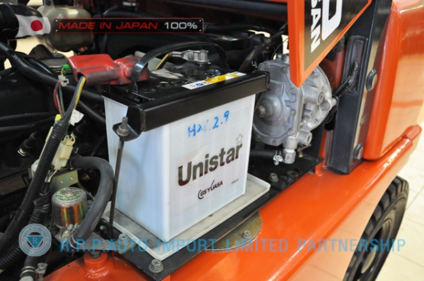 ขายรถโฟล์คลิฟท์มือสอง NISSAN รุ่น PJ02-301694 ราคา 195,000 บาท นำเข้าจากประเทศญี่ปุ่น 100\% ไม่เคยใช้งานในไทย