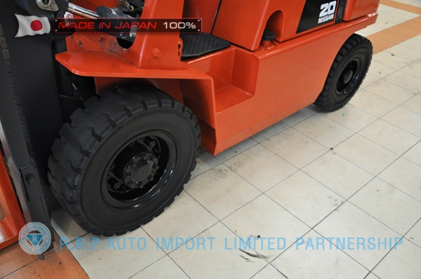 ขายรถโฟล์คลิฟท์มือสอง NISSAN รุ่น PJ02-301694 ราคา 195,000 บาท นำเข้าจากประเทศญี่ปุ่น 100\% ไม่เคยใช้งานในไทย