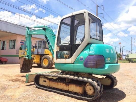 ขายรถแบคโฮ KOMATSU PC45-7 คอลโทรลสั้น ปั้มนิ้ว รถนอกนำเข้าเอง สภาพสวยพร้อมใช้งาน มีVDOการทำงานครับ