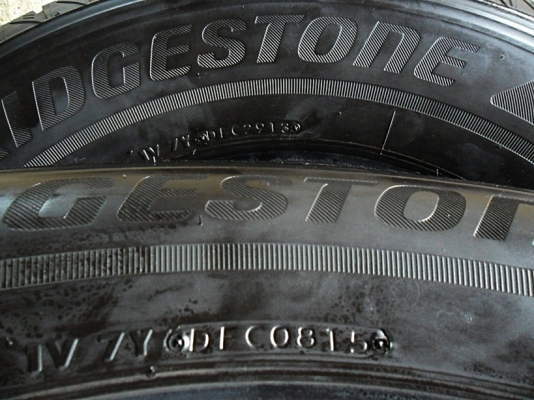 ยาง17กระบะสูง บริดสโตน265-65-R17 ปี15 &amp; ปลายปี13 (4เส้น 3,200)