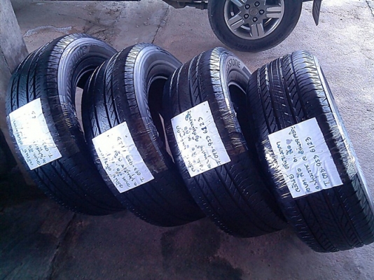 ยาง17กระบะสูง บริดสโตน265-65-R17 ปี15 &amp; ปลายปี13 (4เส้น 3,200)