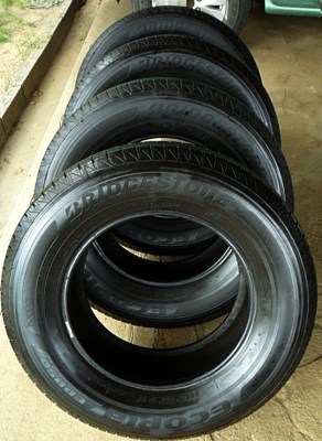 ยาง17กระบะสูง บริดสโตน265-65-R17 ปี15 &amp; ปลายปี13 (4เส้น 3,200)