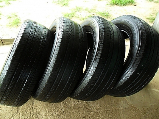 ยาง17กระบะสูง บริดสโตน265-65-R17 ปี15 &amp; ปลายปี13 (4เส้น 3,200)