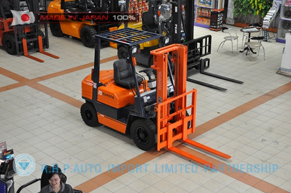 ขายรถโฟล์คลิฟท์มือสอง TOYOTA รุ่น 5FG25-11060 ราคา 225,000 บาท สภาพเดิมจากญี่ปุ่นจากประเทศญี่ปุ่น ไม่เคยใช้งานในไทย