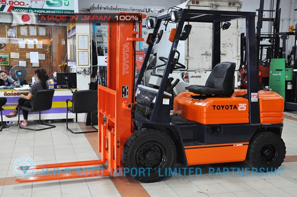 ขายรถโฟล์คลิฟท์มือสอง TOYOTA รุ่น 5FG25-11060 ราคา 225,000 บาท สภาพเดิมจากญี่ปุ่นจากประเทศญี่ปุ่น ไม่เคยใช้งานในไทย