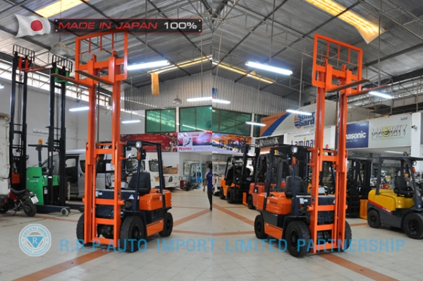 ขายรถโฟล์คลิฟท์มือสอง TOYOTA รุ่น 5FG25-11060 ราคา 225,000 บาท สภาพเดิมจากญี่ปุ่นจากประเทศญี่ปุ่น ไม่เคยใช้งานในไทย