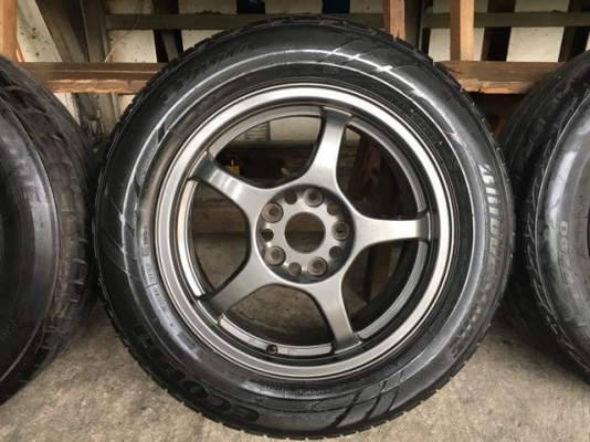 ขายแม็ก 16 4ล้อ พร้อมยาง BRIDGESTONE ปี 13 ดอกยางลึก สภาพพร้อมใช้