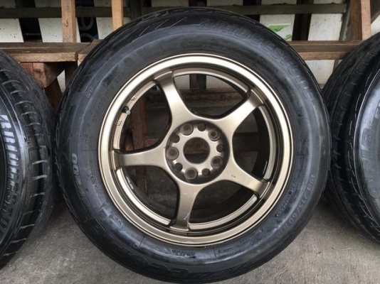 ขายแม็ก 16 4ล้อ พร้อมยาง BRIDGESTONE ปี 13 ดอกยางลึก สภาพพร้อมใช้