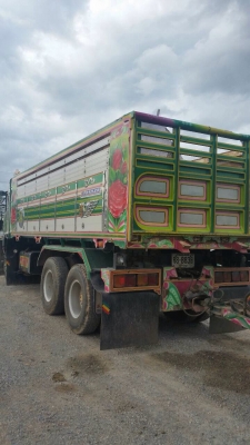 ขายรถพ่วงดัมพ์ Hino เครื่อง 320 แรง แม่ปี 46 ลูกปี 56 ดัมพ์มิเนียมอู่เปี๊ยกบ้านโป่ง ลูก 3 เพลาแท้ ยาว 6.80 เมตร