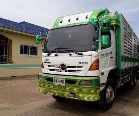 ขายรถบรรทุกดัมพ์ (เฉพาะแม่) HINO เครื่อง 320 แรง ปี 47 กระบะดัมพ์เหล็ก มีระบบลากพ่วง ทะเบียนพร้อม