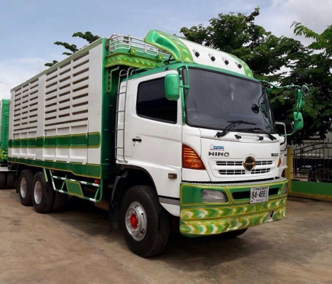 ขายรถบรรทุกดัมพ์ (เฉพาะแม่) HINO เครื่อง 320 แรง ปี 47 กระบะดัมพ์เหล็ก มีระบบลากพ่วง ทะเบียนพร้อม
