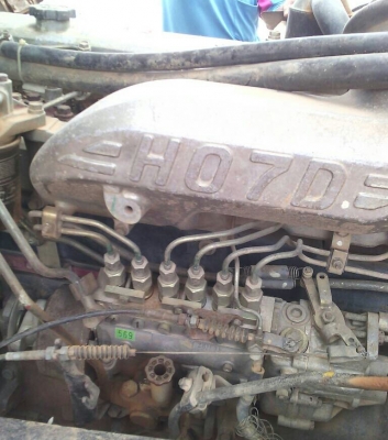 สิบล้อ ฮีโน่ FL176 HO6D195ดั้ม 2เพา สภาพดีสวยพร้อมใช้งาน ทะเบียนพร้อมโอน